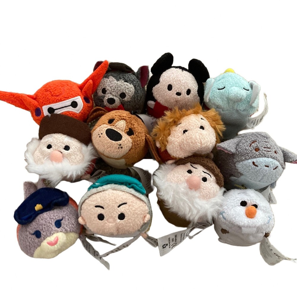 Lot of 12" Disney Tsum Tsum Mini Plush 3.5" - Picture 9 of 9